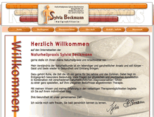 Tablet Screenshot of beckmann-naturheilpraxis.de